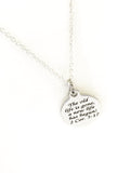 Christian Necklace, The Old Life Is Gone A New Life Has Begun Necklace, Christian Jewelry, Christian Gifts, Baptism Necklace, Baptism Gifts